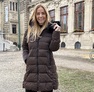 kabát mogyoróbarna – Steppelt női télikabát – Innova Fashion – 3. kép